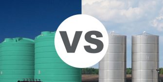 plastic water tanks vs steel water tanks