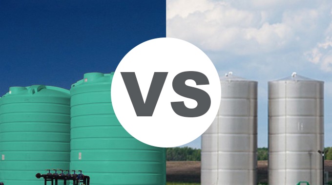 plastic water tanks vs steel water tanks