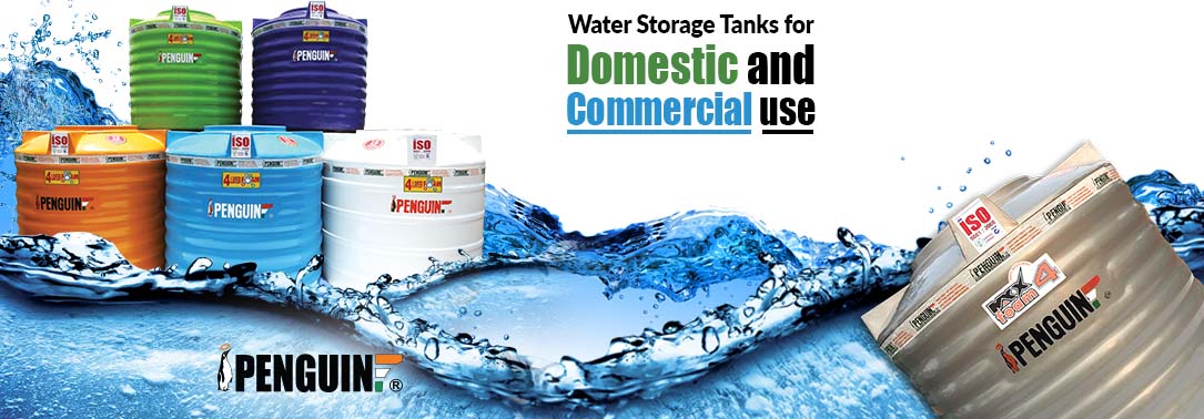 Plastic water storage tank