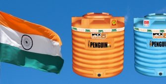 Plastic water storage tanks