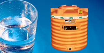 Plastic water storage tank