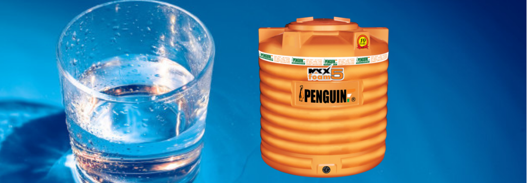 Plastic water storage tank