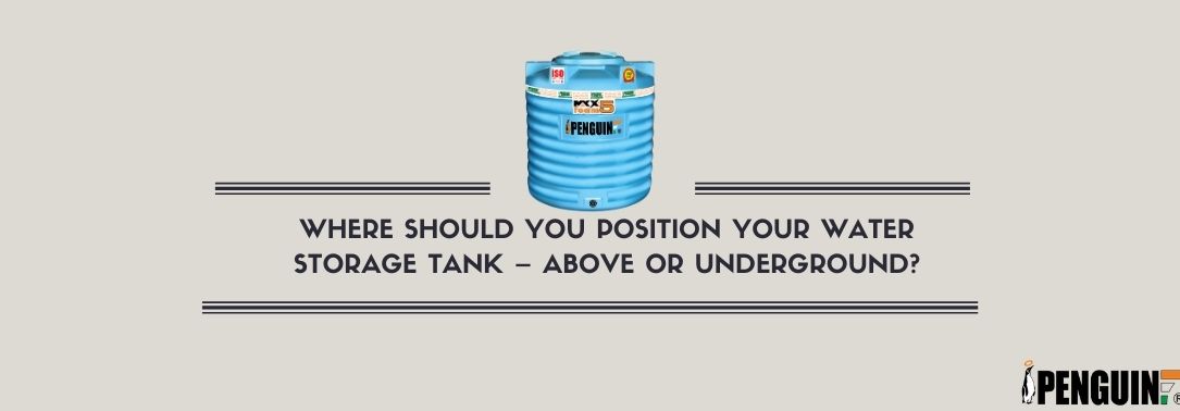 Plastic water storage tank