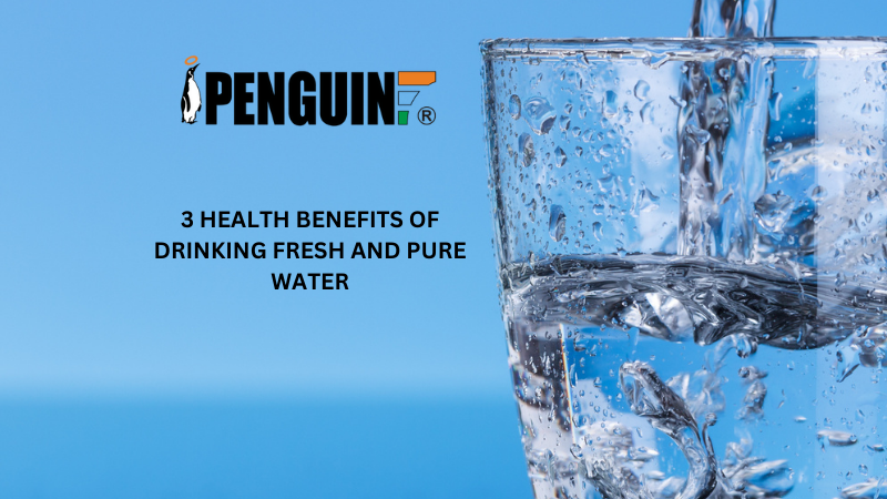 3 HEALTH BENEFITS OF DRINKING FRESH AND PURE WATER