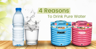 4 REASONS TO DRINK PURE WATER