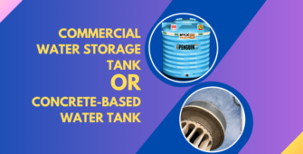 Commercial water tank concrete water tank