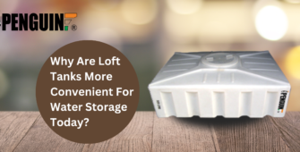 Why are loft tanks more convenient for water storage today?
