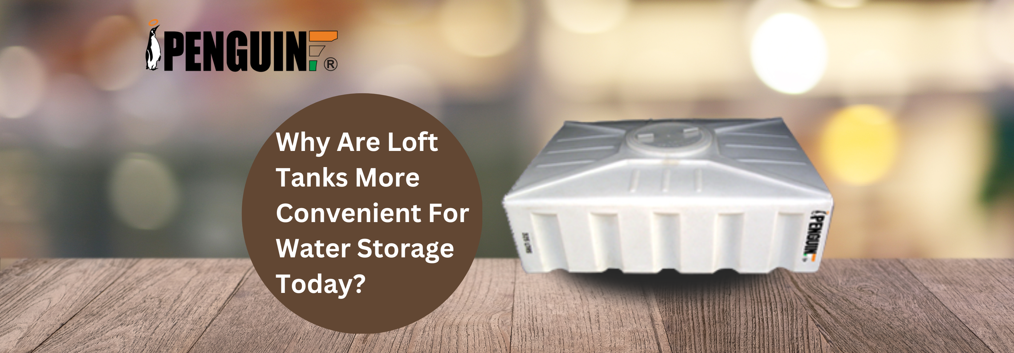 Why are loft tanks more convenient for water storage today?