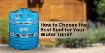 Plastic water storage tank